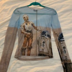 Zara Star Wars Mesh Top